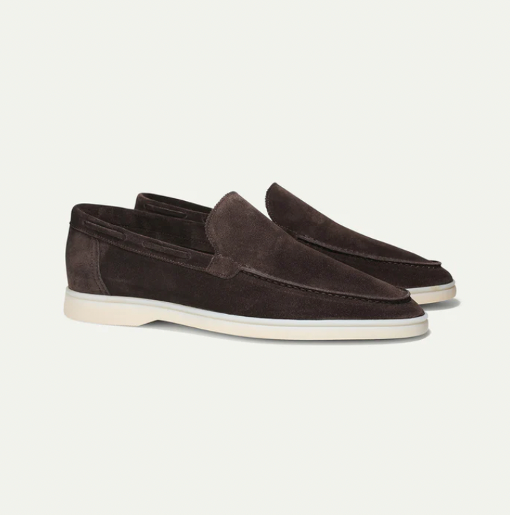 Classic Suede Moccasins for Men and Women, Comfortable Slip-On Moccasin Shoes in Standard Sizes-6