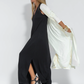 Elegant Women's Maxi Dress Set with Fluid Jacket for Formal and Casual Occasions, Soft Lightweight Fabric, Long Length-4