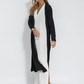 Elegant Women's Maxi Dress Set with Fluid Jacket for Formal and Casual Occasions, Soft Lightweight Fabric, Long Length-5
