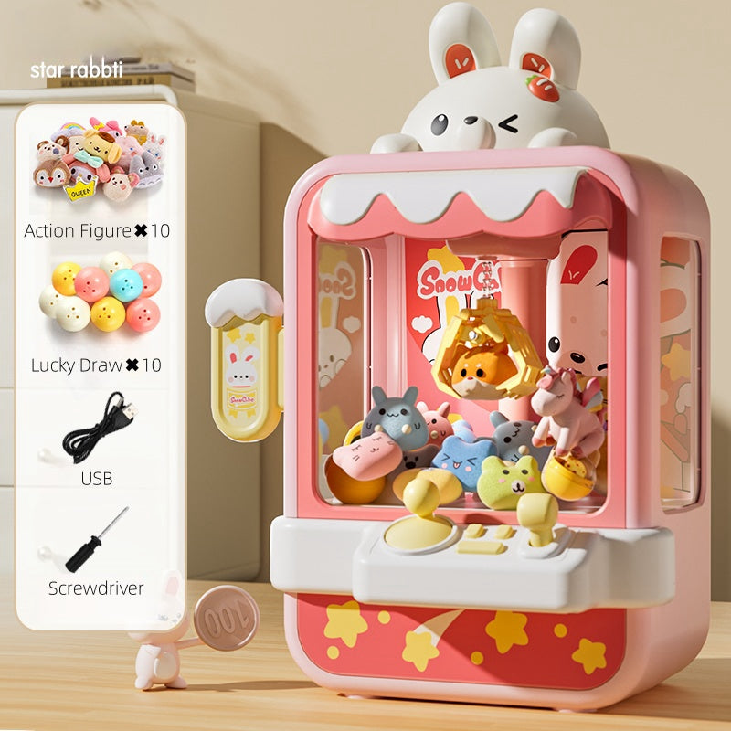 Claw Machine Toy - Arcade Game for Kids, Flexible Music Vending Fun