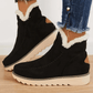 Women’s Insulating Winter Boots - Ankle Suede, Fleece Lined