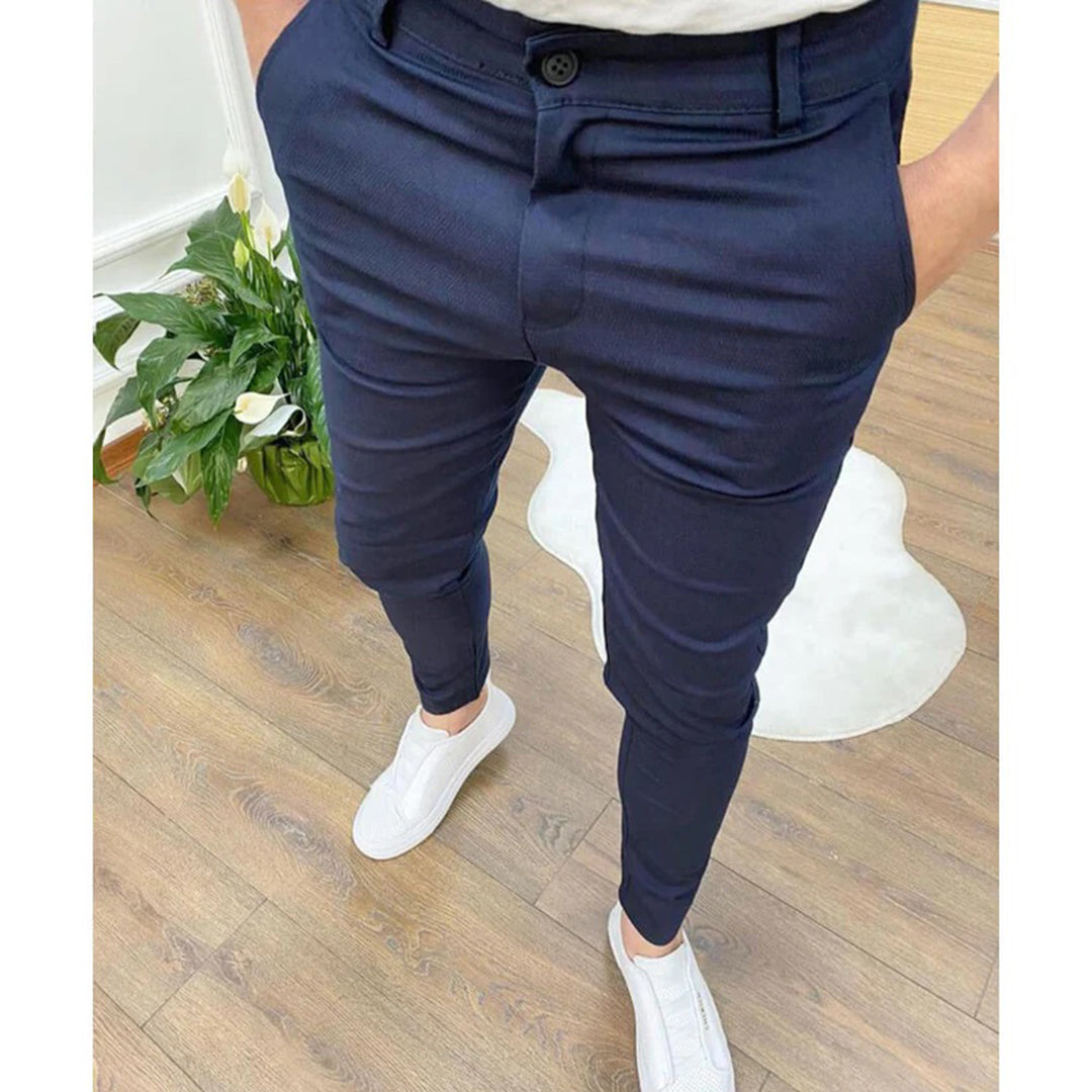 Variant image for Stylish Men's Summer Pants in Comfortable Polyester, Relaxed Fit, Multiple Colors, Perfect for Casual Wear-11