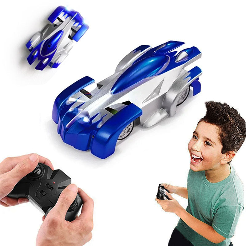 Wall RC Car Remote Control Stunt Vehicle Indoor Play