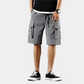 Men's Cargo Shorts with Spacious Pockets, Comfortable Fit, Available in Gray, Khaki, and Black, Sizes M to 4XL-5