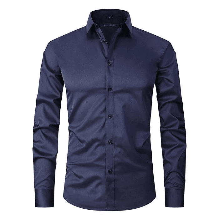 Variant image for Men's Dress Shirt with Anti-Floor Technology, Breathable Fabric, Lightweight, Classic Fit for All-Day Style-31