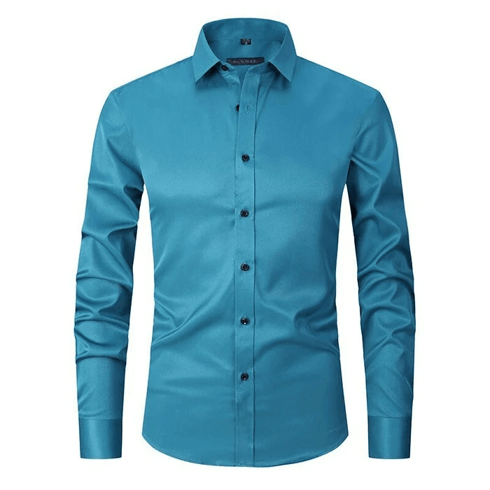 Variant image for Men's Dress Shirt with Anti-Floor Technology, Breathable Fabric, Lightweight, Classic Fit for All-Day Style-21