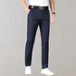 Breathable men's khaki pants – flexible fit, lightweight cotton, for casual summer wear 5