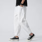Breathable men's linen pants – classic fit, lightweight, for casual and office wear 1
