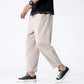 Breathable men's linen pants – classic fit, lightweight, for casual and office wear 2