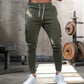 Breathable men's track pants – flexible slim fit, soft fabric, for active lifestyle 5