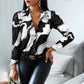 Breathable women’s blouse – timeless print design, terylene, for summer outings 1