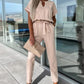 Breathable women's jumpsuit – V-neck design, high-quality fabric, for formal occasions 3
