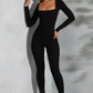 Breathable women's jumpsuit – fitted design, soft fabric, for versatile occasions 1