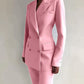 Breathable women's suit – tailored blazer and pant set, premium polyester, for professional and formal occasions 3