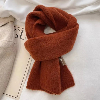 Cozy Warm Women's Scarf - Long Brushed Wool For Winter