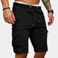 Men's Cargo Shorts with Zip Pockets, Comfortable Stretch Fabric, Summer Versatile Fit, Available in Multiple Colors-1