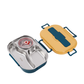 Lunch Thermal Box Stainless Steel Divided Bento Leakproof