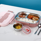 Lunch Thermal Box Stainless Steel Divided Bento Leakproof