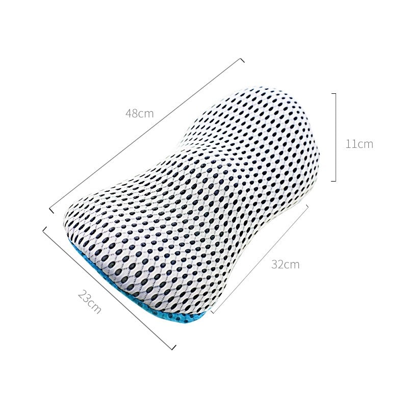 Comfort-Grip Back Pain Relief For Desk And Car, Breathable Mesh Cover, Fall 2025 Comfort – Lumbar Support Cushion