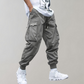 Variant image for Relaxed Fit Black Cargo Pants for Men, Breathable and Flexible Casual Trousers with Functional Pockets-11