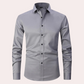 Variant image for Men's Stretch Dress Shirt, Breathable Wrinkle-Resistant Fabric, Moisture-Wicking, Regular Fit, Multiple Colors Available-7