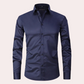 Men's Stretch Dress Shirt, Breathable Wrinkle-Resistant Fabric, Moisture-Wicking, Regular Fit, Multiple Colors Available-5