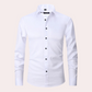 Variant image for Men's Stretch Dress Shirt, Breathable Wrinkle-Resistant Fabric, Moisture-Wicking, Regular Fit, Multiple Colors Available-31