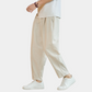 Breathable Loose Fit Men's Joggers, Stylish Cotton Athletic Pants for Sports and Casual Wear-3