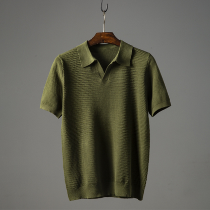 Variant image for Casual Men's Polo Shirt in Soft Cotton, Short Sleeve, Perfect Fit for Versatile Everyday Style-1