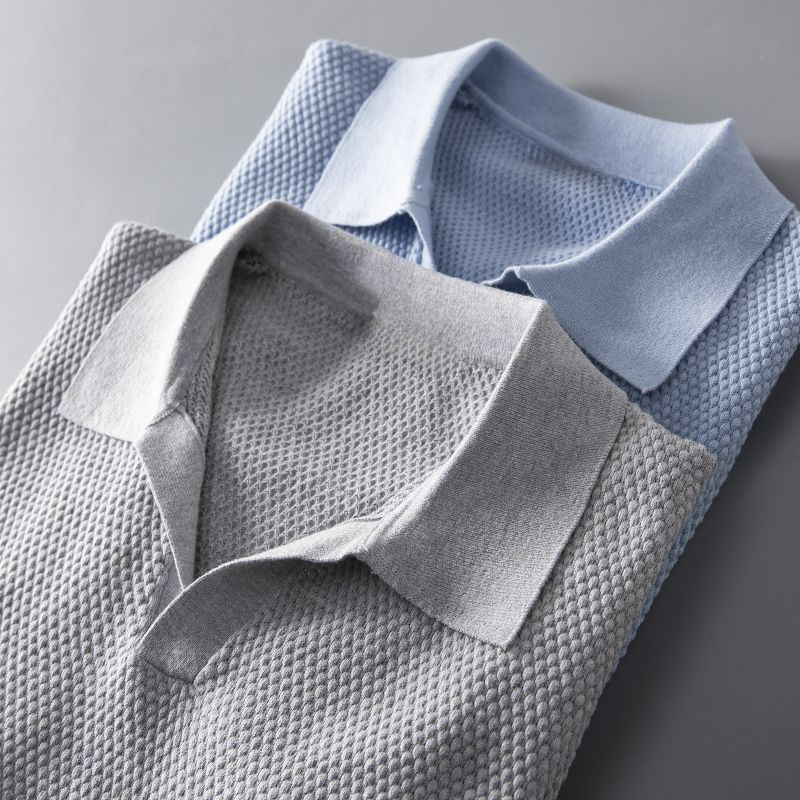 Casual Men's Polo Shirt in Soft Cotton, Short Sleeve, Perfect Fit for Versatile Everyday Style-5