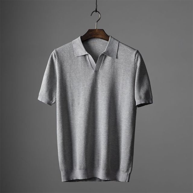 Casual Men's Polo Shirt in Soft Cotton, Short Sleeve, Perfect Fit for Versatile Everyday Style-3