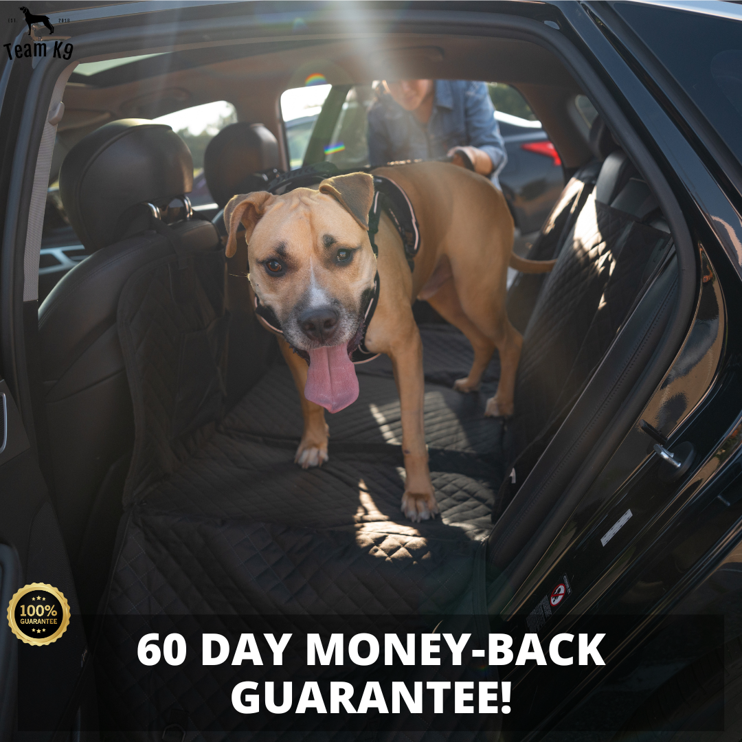 Car Seat Cover Hammock Water-Resistant Protector With Storage Pockets And Mesh Window For Cars And Trucks Fall 2025 Gift