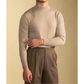 Plush Timeless Men's Turtleneck Sweater - Fitted, Wool, Work