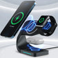 Cordless Charging Station 4 In 1 MagSafe Black Minimalist