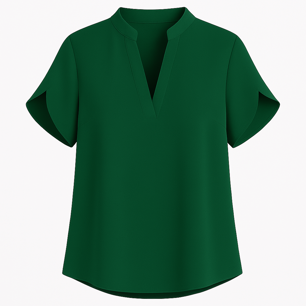 Tops Summer For Women Blouse V Neck Short Sleeve Loose White Shirts Fashion