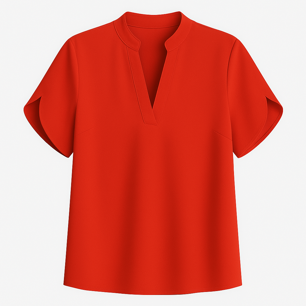 Tops Summer For Women Blouse V Neck Short Sleeve Loose White Shirts Fashion