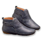 Stylish Black Ankle Boots for Women, Lightweight Anti-Slip Booties with Comfortable Fit and Elastic Lace-Up Closure-1