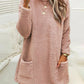 Plush Cozy Women’s Tunic Pullover - Oversized Sherpa, Winter