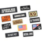 Dog Harness Patches Kit 12 Hook And Loop Patches For Harnesses Do Not Pet Service In Training USA Flag Fall 2025 Gift