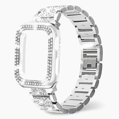 Watch Apple Band Rose Gold Crystal Bracelet Strap Gift