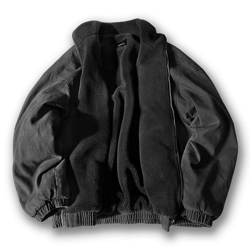 Padded Insulating Jacket - Boxy Fit, Cotton, Cold Weather