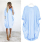 Plus Size Women's Dress with Pockets, Oversize Relaxed Fit, Soft Lightweight Fabric, Sizes S-5XL-4