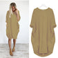 Variant image for Plus Size Women's Dress with Pockets, Oversize Relaxed Fit, Soft Lightweight Fabric, Sizes S-5XL-49