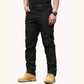 Durable men's cargo summer pants – relaxed fit, high-quality polyester, for outdoor activities 7