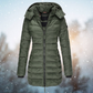 Water-Resistant Women’s Winter Jacket - Mid-Thigh Insulated
