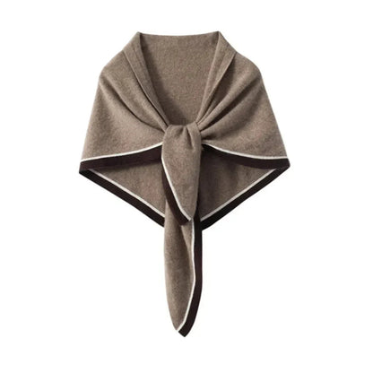 Plush Women’s Triangular Scarf - Cashmere For Layering