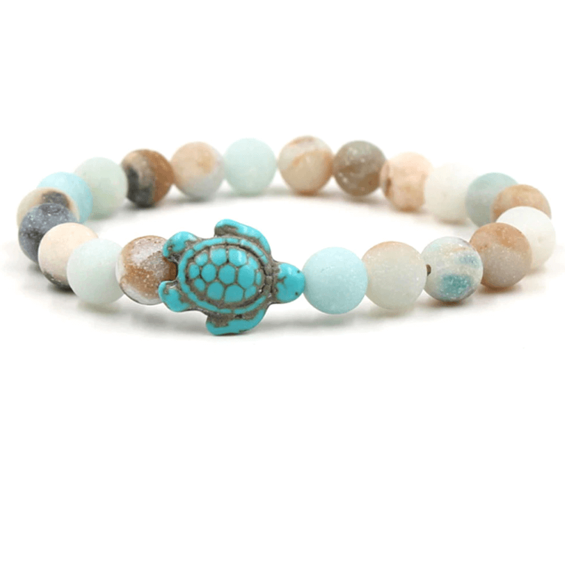 Empowering unisex gemstone bracelet – elastic design, zinc alloy, for beach outings 15