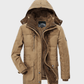 Water-Resistant Cozy Men's Winter Jacket - Hip Fleece Lined