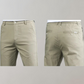 Flexible men's khaki pants – stretch fit, breathable cotton, for casual outings 5