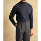 Plush Timeless Men's Turtleneck Sweater - Fitted, Wool, Work